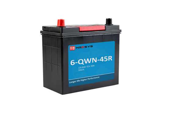 6-QWN-45R Deep Cycle Baterai SLI Untuk Memulai L239mm X W128mm X H203mm
